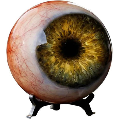 ⚡️Luxury Hyper-Realistic Monster Eye Decor - Handmade Gothic Stained Glass Jewelry👁️