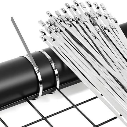 🚚Free Shipping！🔥304 Stainless Steel Zip Tie Kit | 4X Stronger Than Plastic