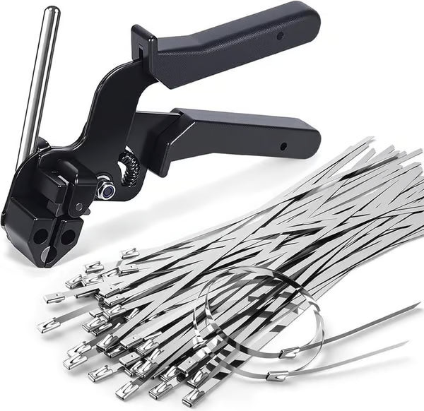 🚚Free Shipping！🔥304 Stainless Steel Zip Tie Kit | 4X Stronger Than Plastic
