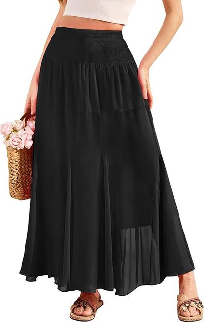FREE SHIPPING💐Women’s Chiffon Pleated A-Line Skirt