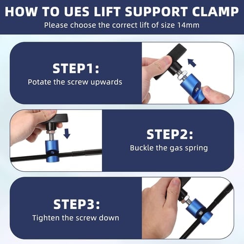 🚗Adjustable Car Hood Lift Prop Clamp