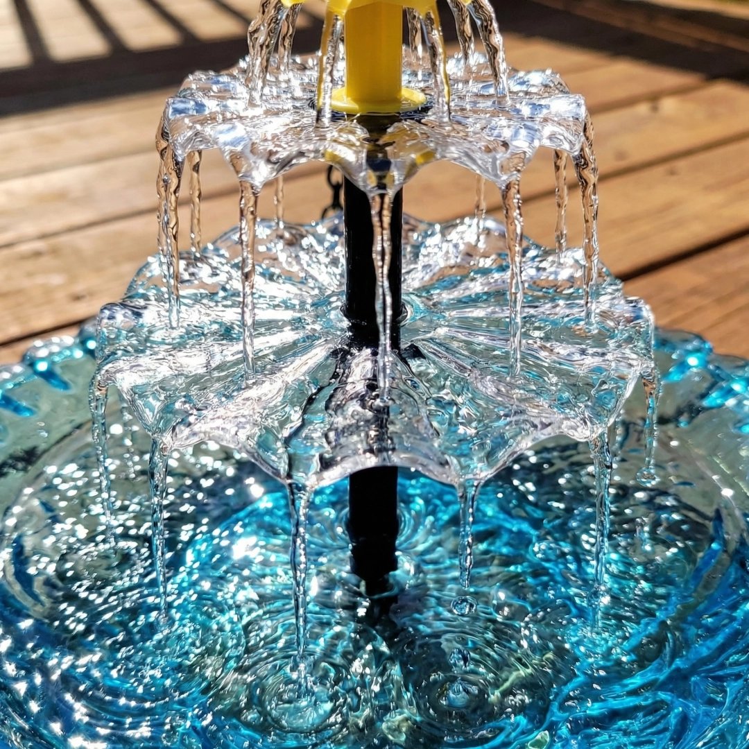 ✨2026 Spring Hot Sale 49% OFF🐦Solar Cascade Hanging Bird Bath Fountain