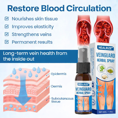 HEALRIZE® VeinGuard Herbal Spray-✅ Clinically proven to eliminate varicose veins in just 7 days!