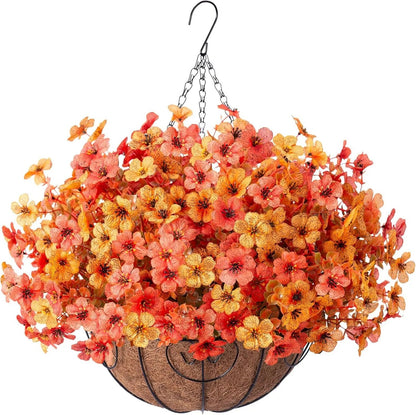 FREE SHIPPING!🔥Simulated Hanging Flower Basket 🌸No Watering💧No Wilting. Just Perfect Blooms.