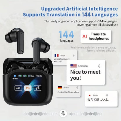 🎁ONLY $19.99🔥Wireless Bluetooth Translation Earphone With LED display screen(Fit iOS & Android)