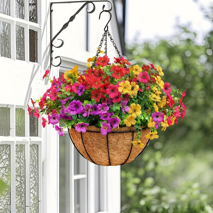 FREE SHIPPING!🔥Simulated Hanging Flower Basket 🌸No Watering💧No Wilting. Just Perfect Blooms.