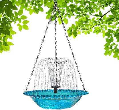 🔥✨2026 Spring Hot Sale 49% OFF--Solar Cascade Hanging Bird Bath Fountain