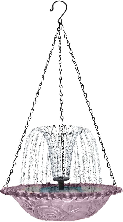 🔥✨2026 Spring Hot Sale 49% OFF--Solar Cascade Hanging Bird Bath Fountain